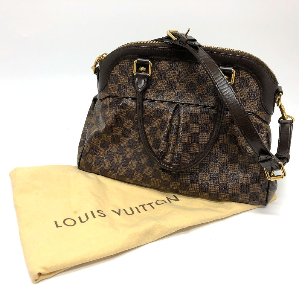 LOUIS VUITTON Handbag N51998 Damier canvas Brown Damier Trevi GM Women Used