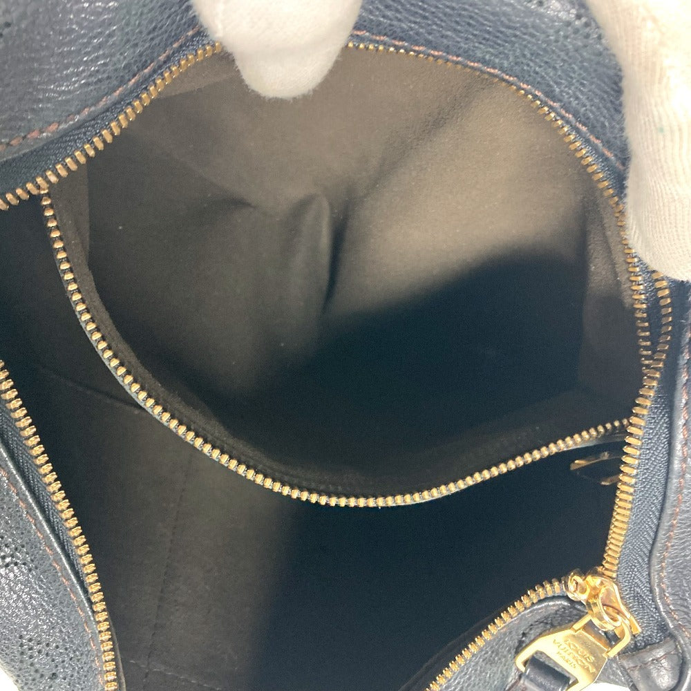 LOUIS VUITTON Shoulder Bag M93987 monogram mahina leather black Monogram Mahina Selene MM