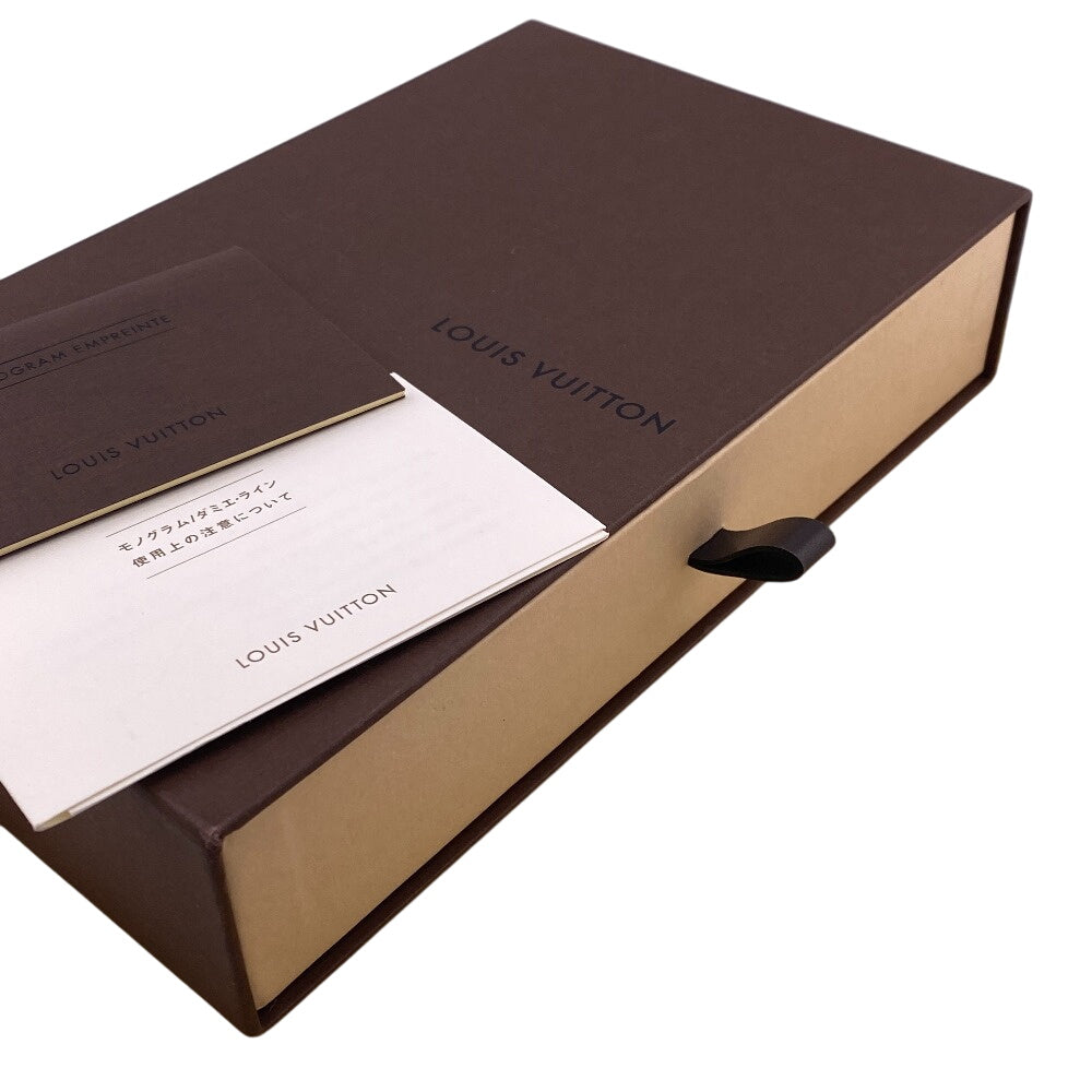 LOUIS VUITTON Long Wallet Purse M63691 leather Red Zip Around Monogram Ann Platt Zippy wallet Women Used