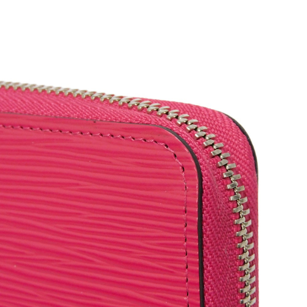 LOUIS VUITTON Long Wallet Purse M62580 Epi leather x grain leather Freesia LV logo embossed pink new zip around bag in good condition Epi Zippy wallet Women Used