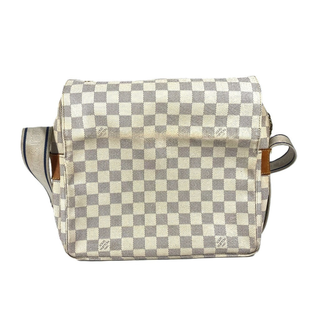 LOUIS VUITTON Shoulder Bag N51189 Damier Azur Canvas white Damier Azur Naviglio