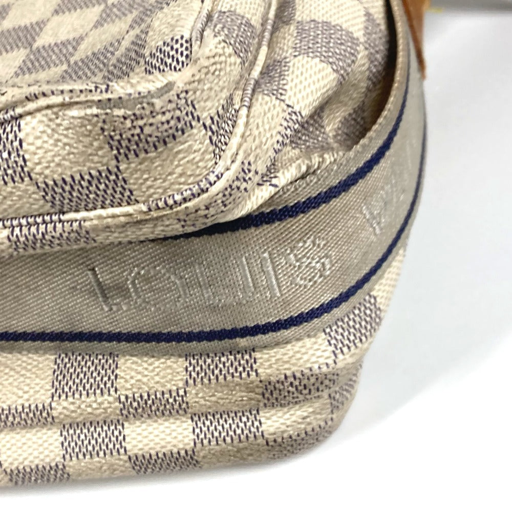 LOUIS VUITTON Shoulder Bag N51189 Damier Azur Canvas white Damier Azur Naviglio