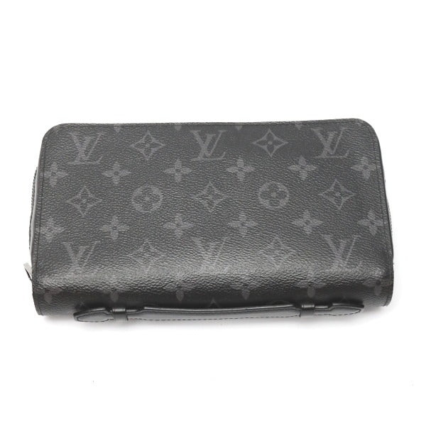 LOUIS VUITTON Long Wallet Purse M61698 Monogram canvas black Zippy XL Eclipse Clutch bag mens Used