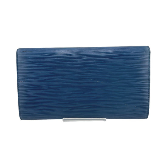 LOUIS VUITTON Long Wallet Purse M63385 Epi Leather Toledo Blue Long Wallet Purse Epi Porte Tresor Women(Unisex) Used