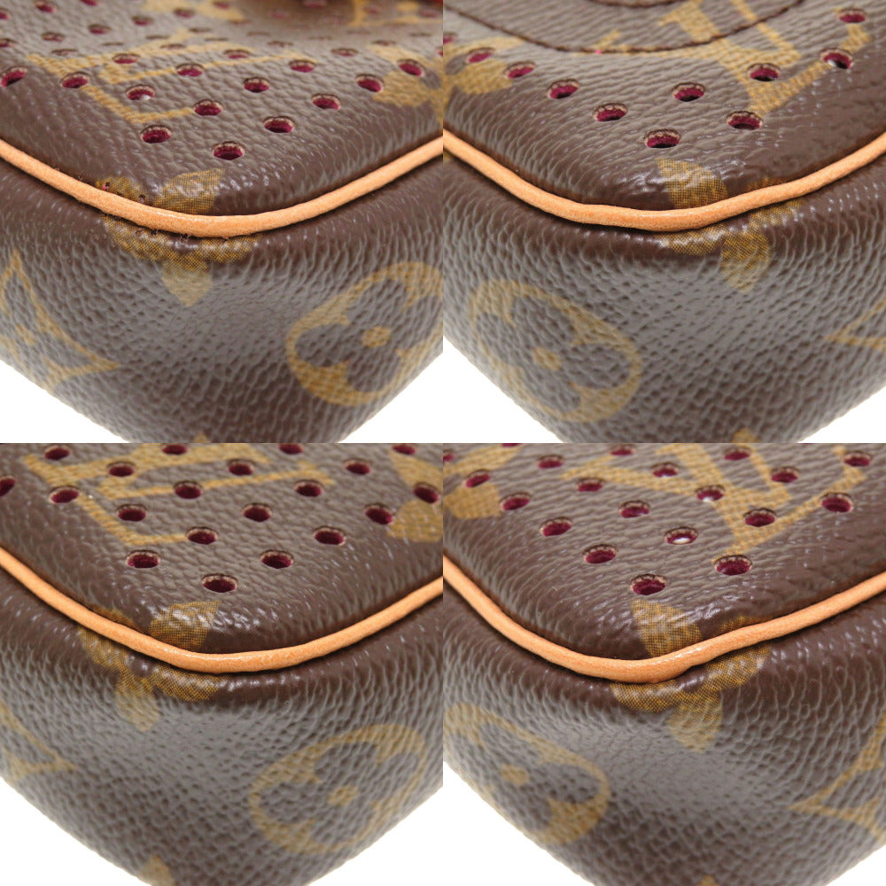 LOUIS VUITTON Handbag M95183 Monogram Perfo Fuchsia Monogram Perfo Pochette Accessories Women Used