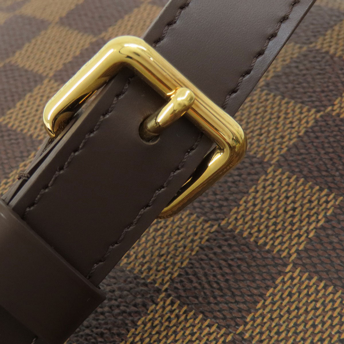 LOUIS VUITTON Shoulder Bag N42251 Damier canvas Brown Bloomsbury PM Women Used