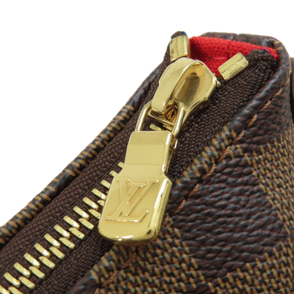 LOUIS VUITTON Shoulder Bag N42251 Damier canvas Brown Bloomsbury PM Women Used