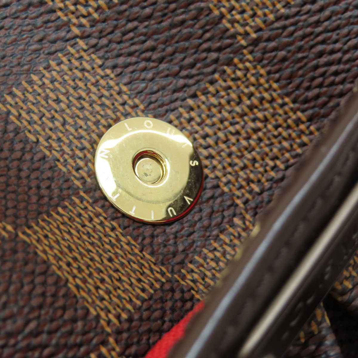 LOUIS VUITTON Shoulder Bag N42251 Damier canvas Brown Bloomsbury PM Women Used