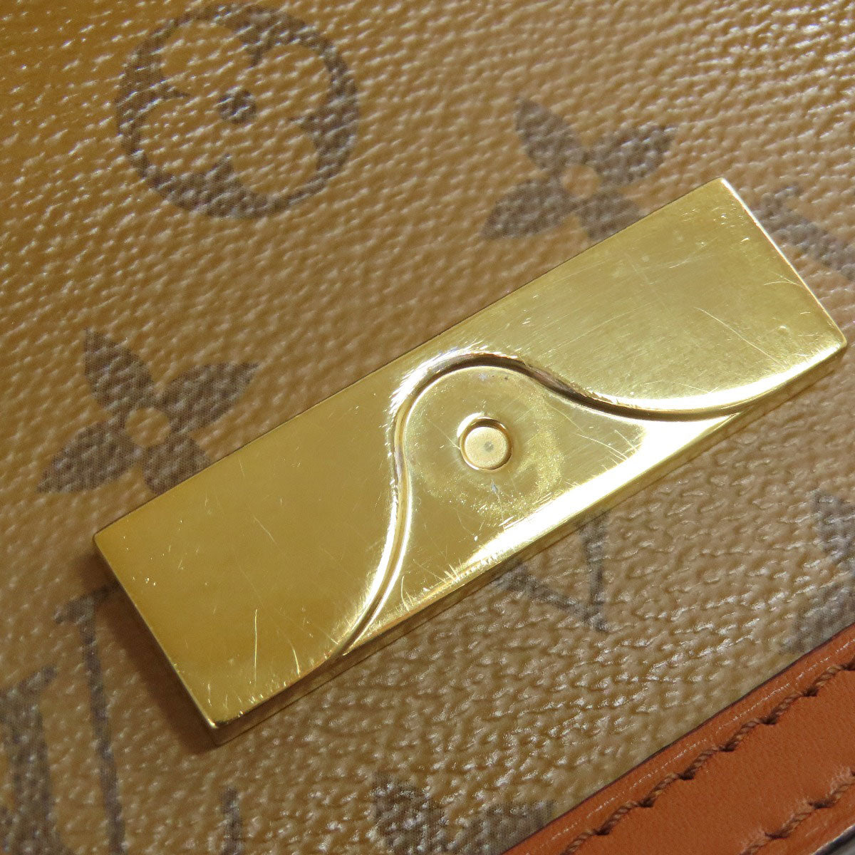 LOUIS VUITTON Sling bag M44586 Monogram reverse Brown Bum bag Daufine Women Used