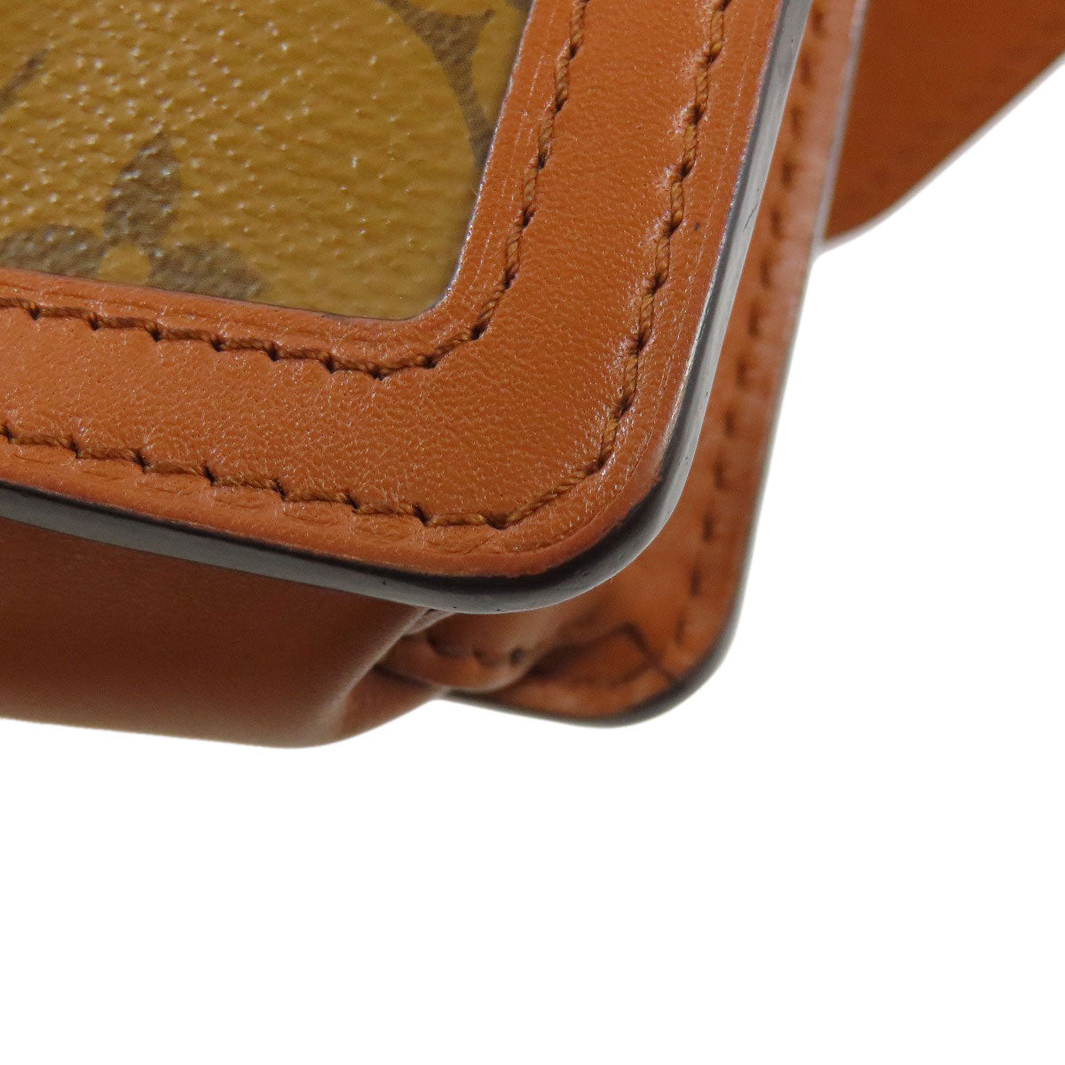 LOUIS VUITTON Sling bag M44586 Monogram reverse Brown Bum bag Daufine Women Used