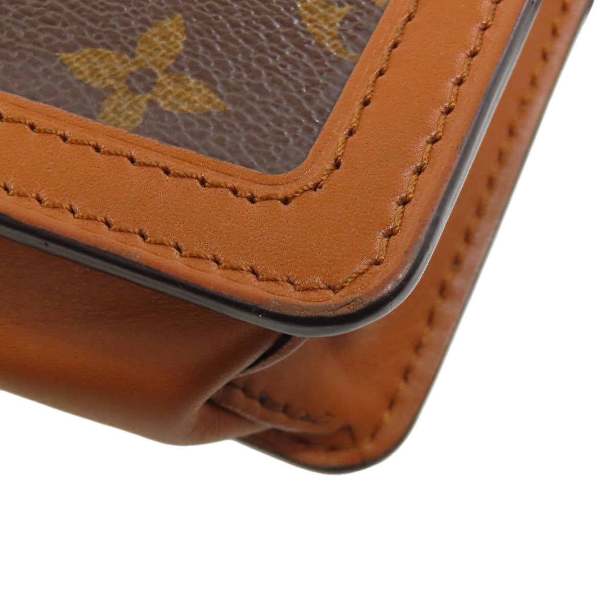 LOUIS VUITTON Sling bag M44586 Monogram reverse Brown Bum bag Daufine Women Used