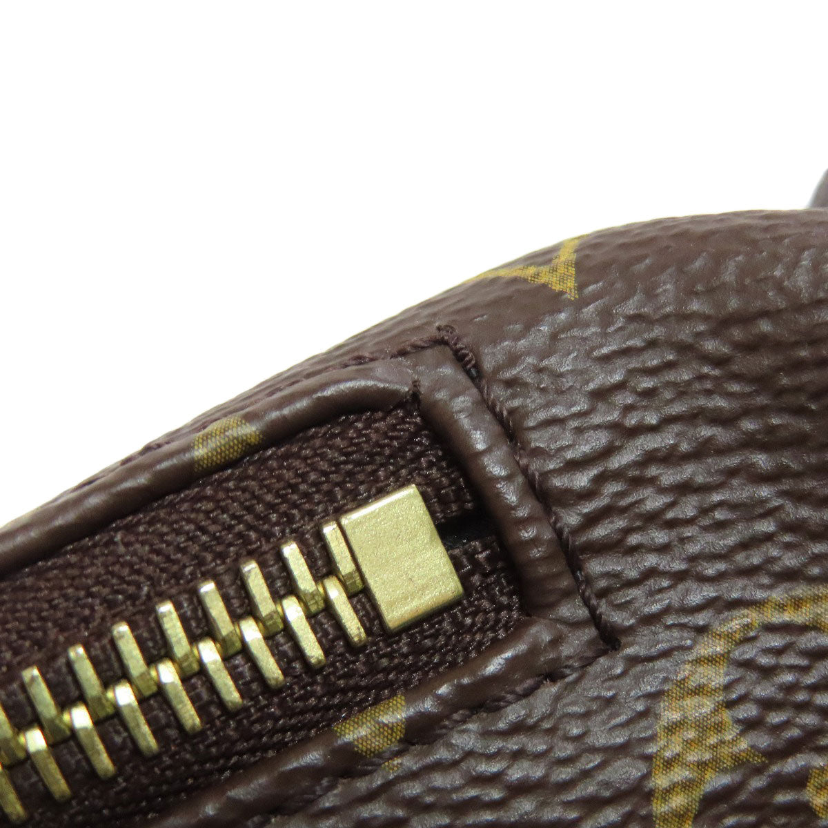 LOUIS VUITTON Sling bag M43644 Monogram canvas Brown Bum bag Women Used