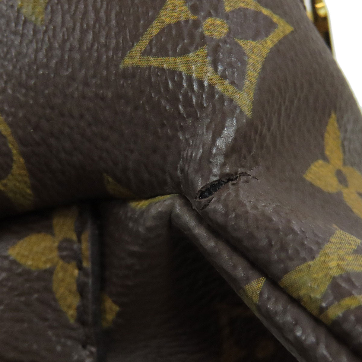 LOUIS VUITTON Sling bag M43644 Monogram canvas Brown Bum bag Women Used