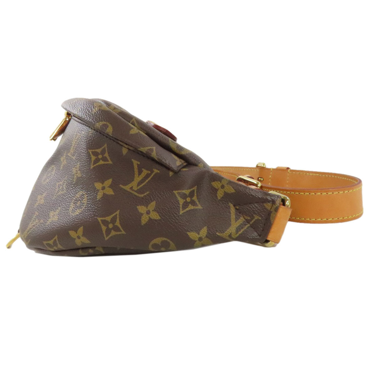 LOUIS VUITTON Sling bag M43644 Monogram canvas Brown Bum bag Women Used