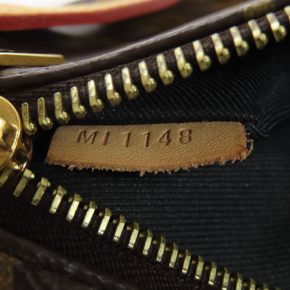 LOUIS VUITTON Sling bag M43644 Monogram canvas Brown Bum bag Women Used