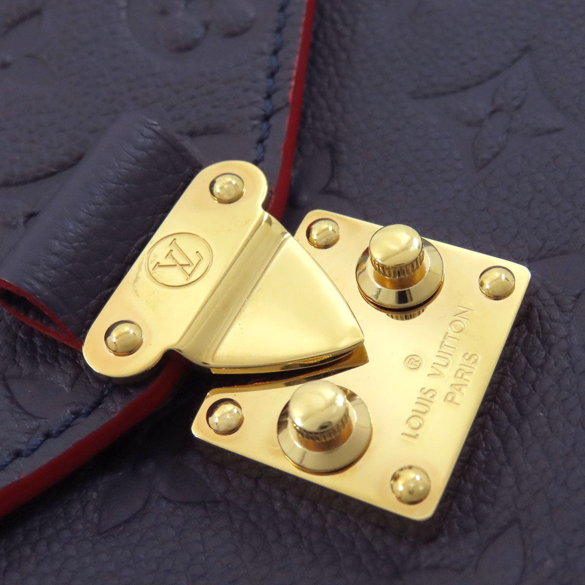 LOUIS VUITTON Handbag M44071 Ann Platt Navy Pochette Metis