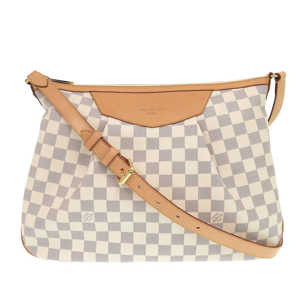 LOUIS VUITTON Shoulder Bag N41112 Damier Azur Canvas white Damier Azur Syracuse MM