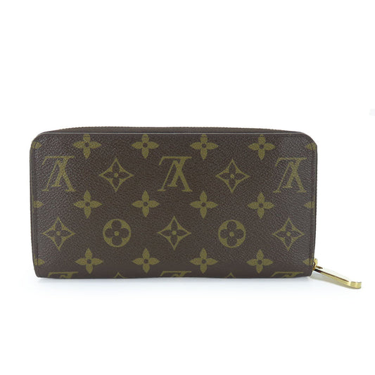 LOUIS VUITTON Long Wallet Purse M60936 Monogram Brown Zippy wallet Women Used