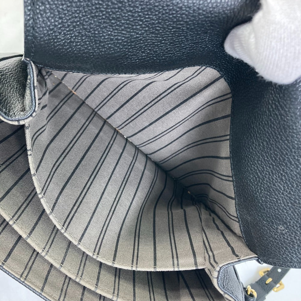 LOUIS VUITTON Shoulder Bag M41487 Monogram Ann Platt Leather black Monogram Ann Platt Pochette Metis MM