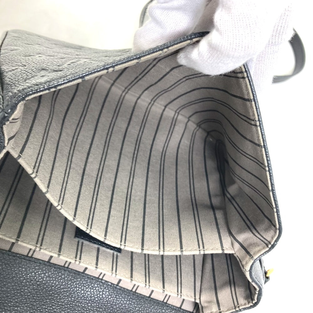 LOUIS VUITTON Shoulder Bag M41487 Monogram Ann Platt Leather black Monogram Ann Platt Pochette Metis MM