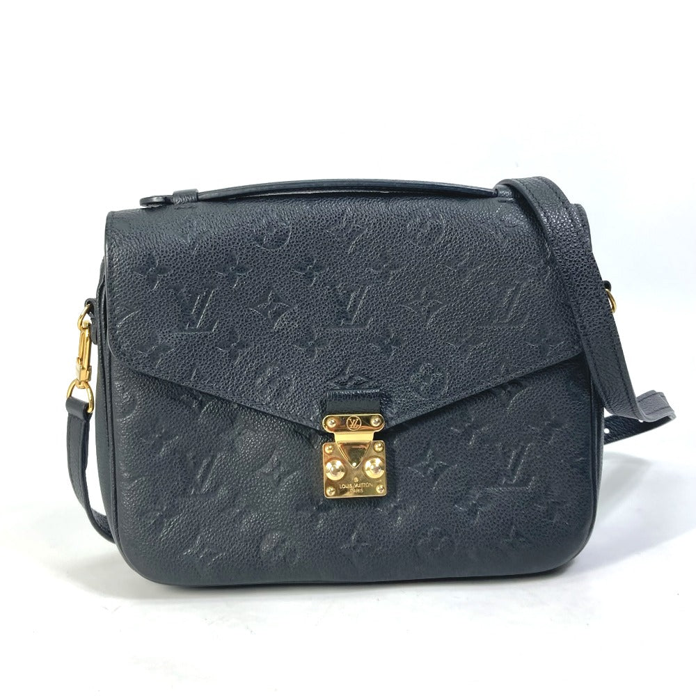 LOUIS VUITTON Shoulder Bag M41487 Monogram Ann Platt Leather black Monogram Ann Platt Pochette Metis MM