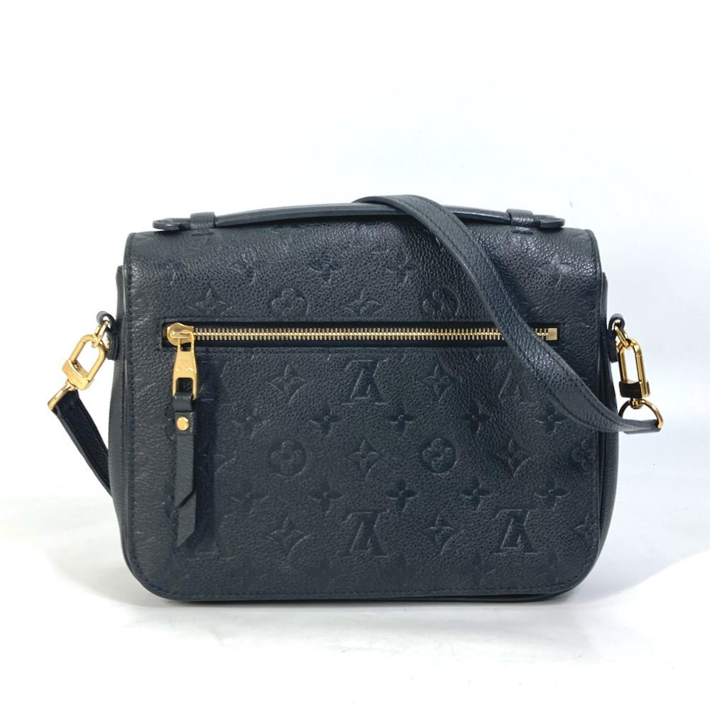 LOUIS VUITTON Shoulder Bag M41487 Monogram Ann Platt Leather black Monogram Ann Platt Pochette Metis MM