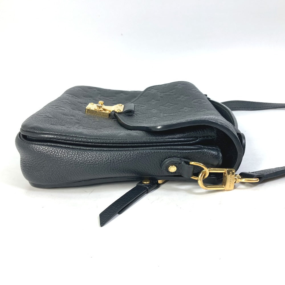 LOUIS VUITTON Shoulder Bag M41487 Monogram Ann Platt Leather black Monogram Ann Platt Pochette Metis MM
