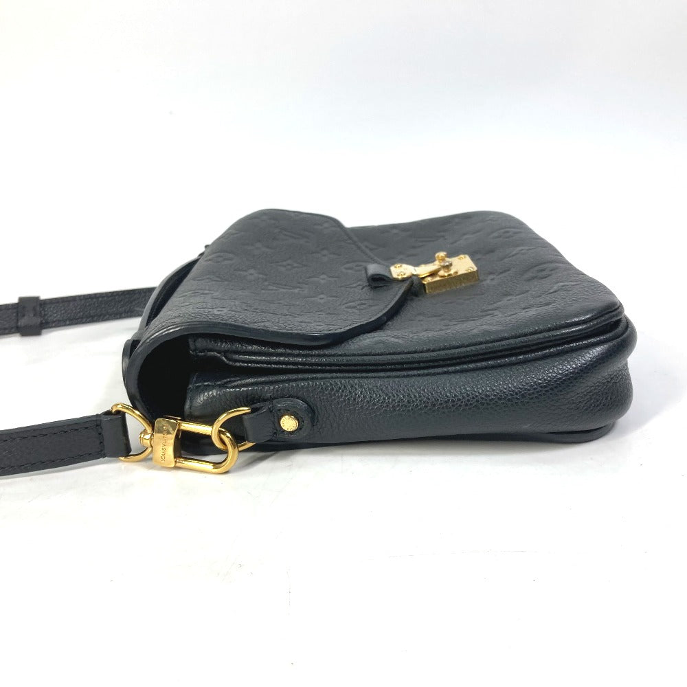 LOUIS VUITTON Shoulder Bag M41487 Monogram Ann Platt Leather black Monogram Ann Platt Pochette Metis MM