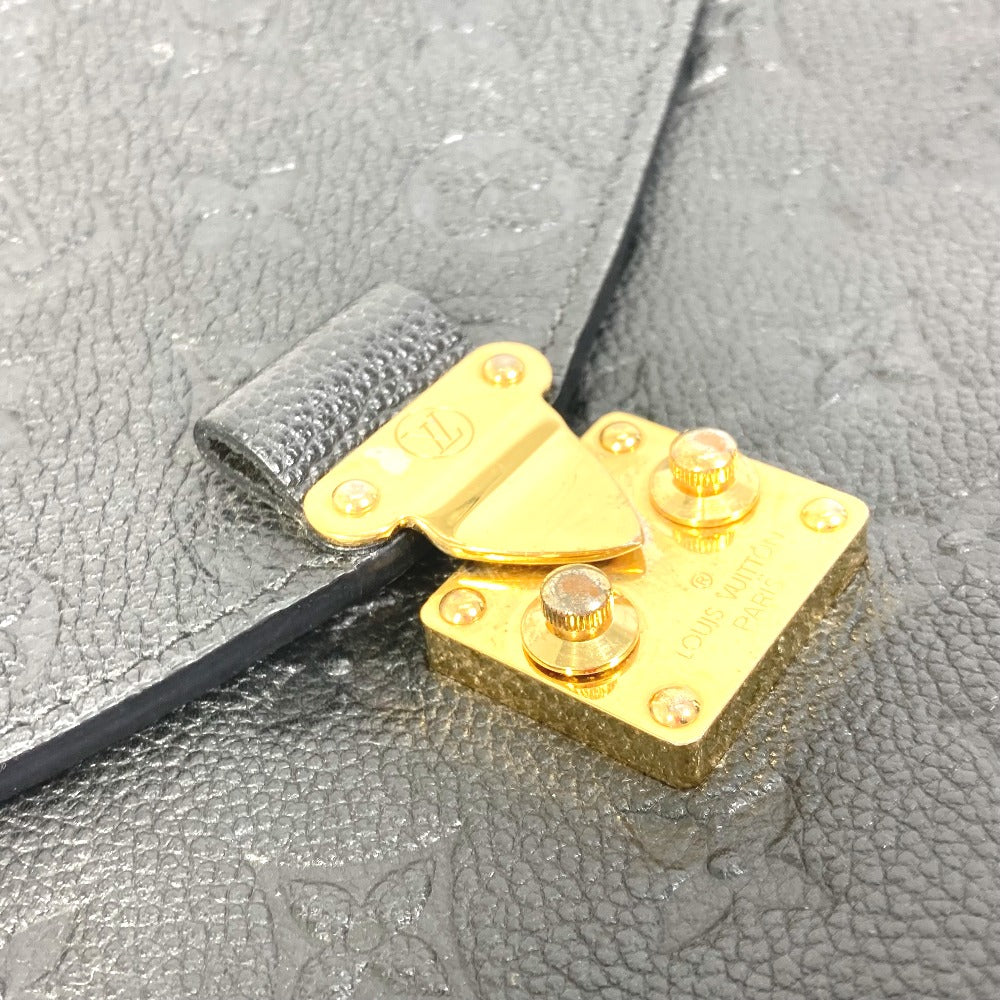 LOUIS VUITTON Shoulder Bag M41487 Monogram Ann Platt Leather black Monogram Ann Platt Pochette Metis MM