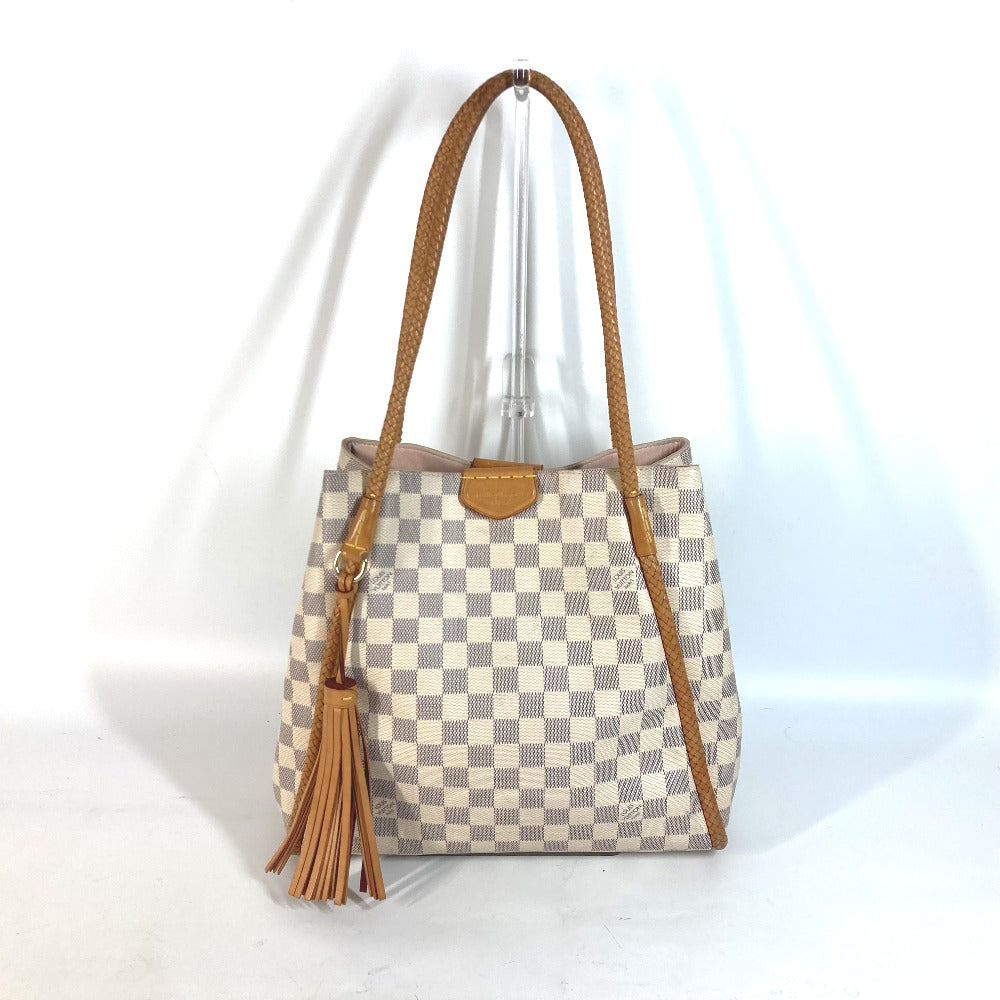 LOUIS VUITTON Shoulder Bag N44027 Damier Azur Canvas white Damier Azur Propriano