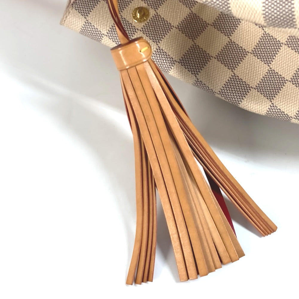 LOUIS VUITTON Shoulder Bag N44027 Damier Azur Canvas white Damier Azur Propriano