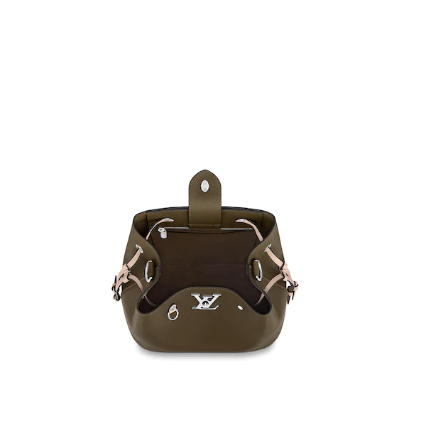Louis Vuitton LockMe Bucket Laurier Toffee Latte Black
