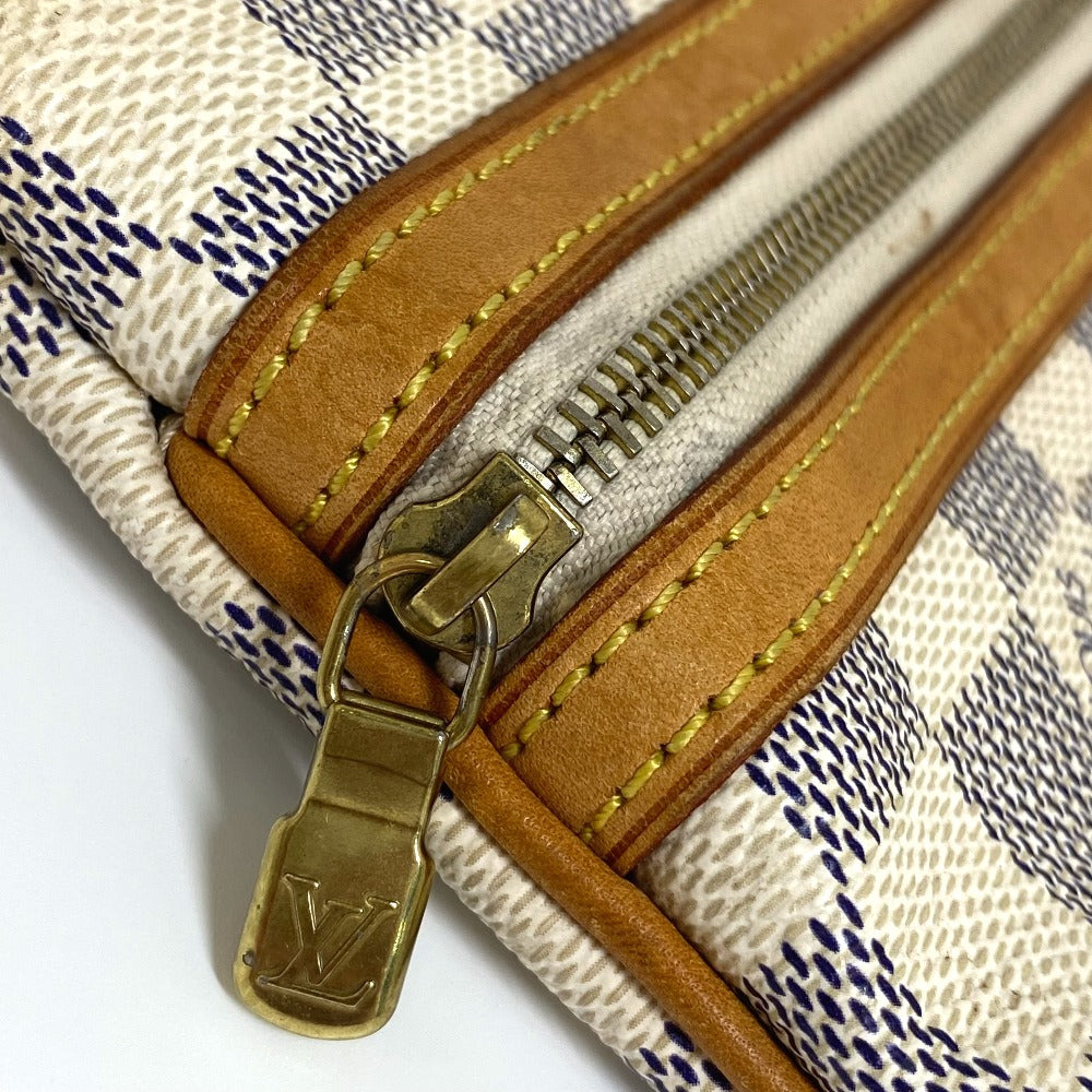 LOUIS VUITTON Shoulder Bag N51112 Damier Azur Canvas white Damier Azur Pochette Bosphore Women Used