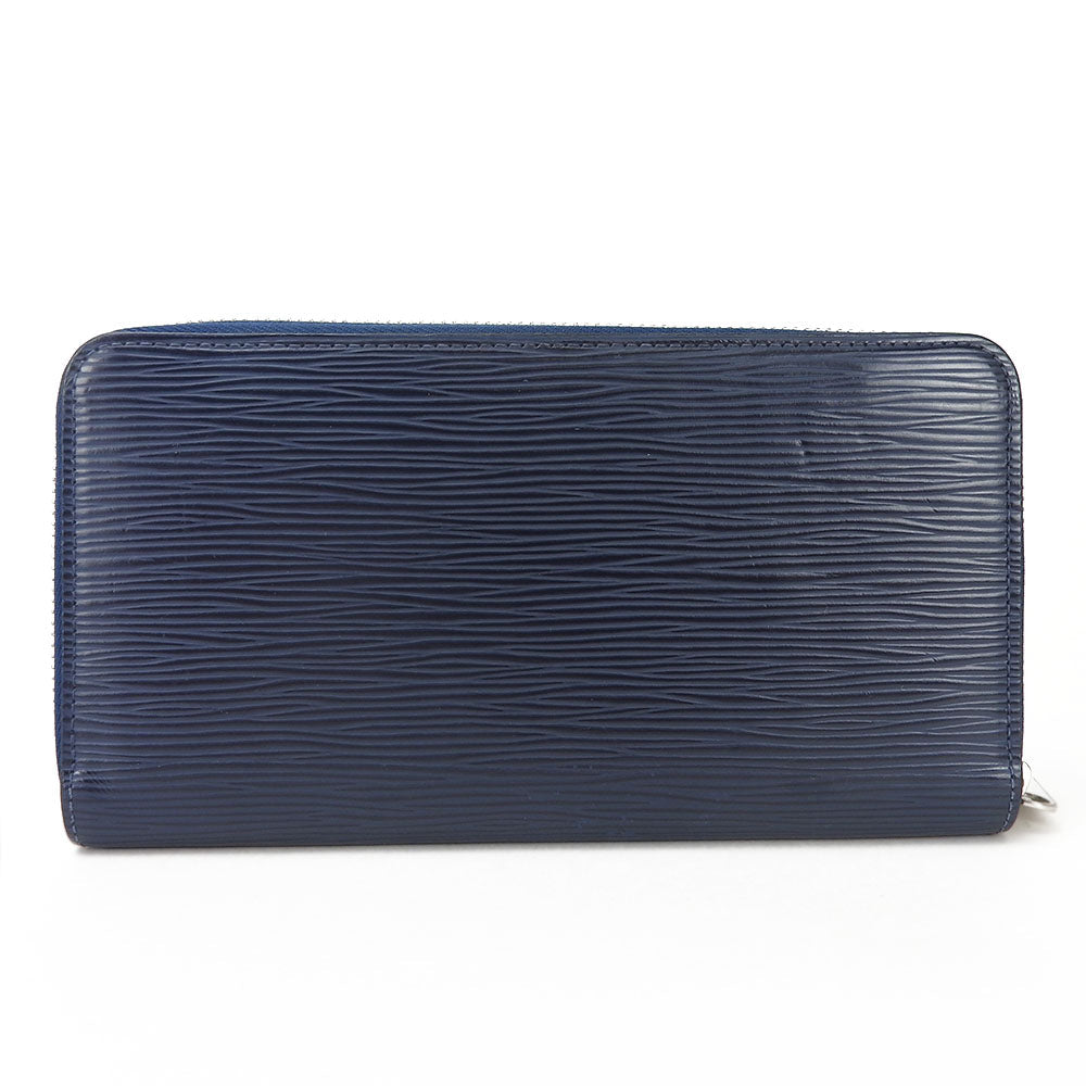 LOUIS VUITTON Long Wallet Purse M60307 Epi Leather Navy Zippy wallet