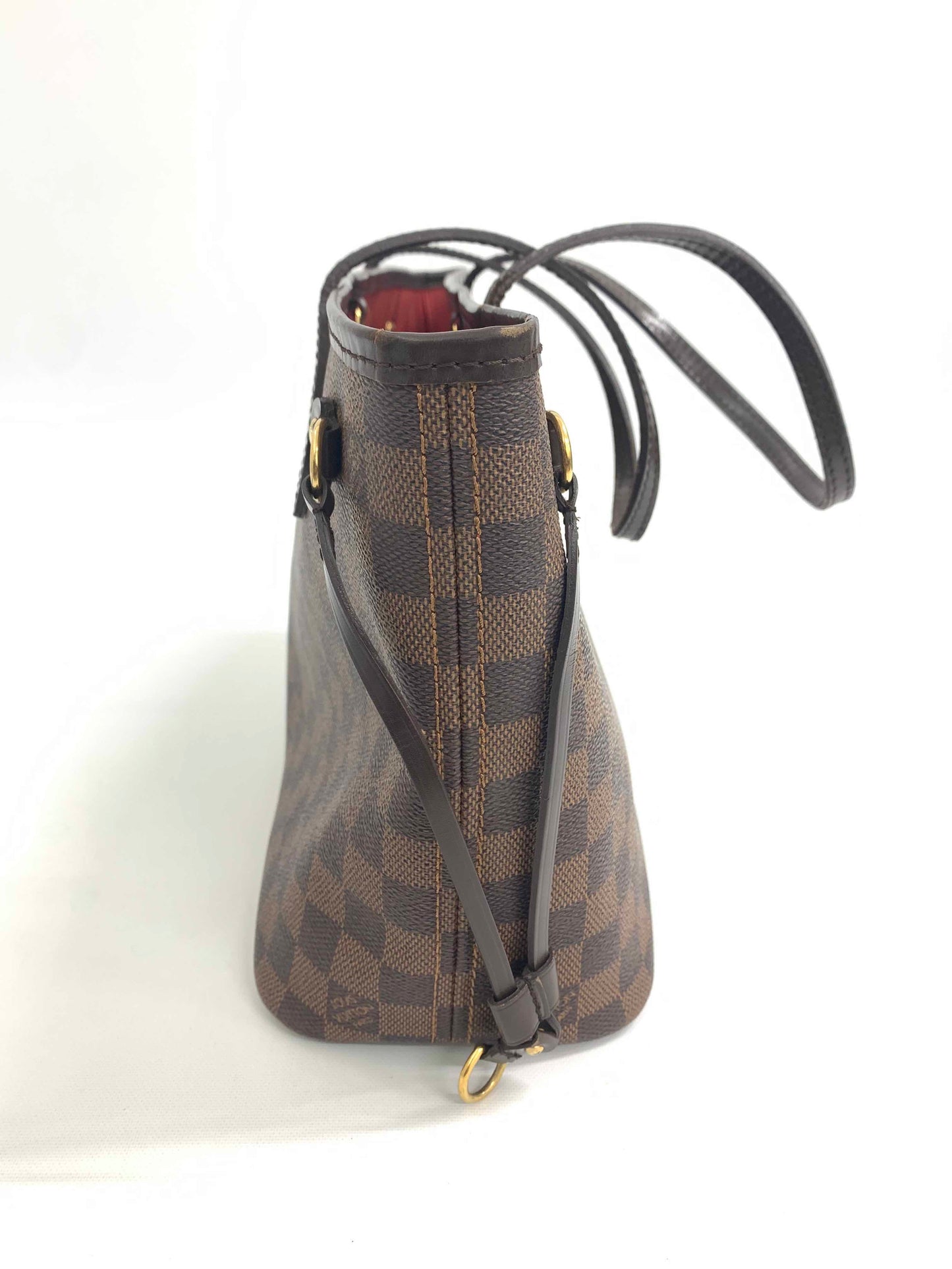 Louis Vuitton Damier Ebene Neverfull Tote - Brown Checkered Tote Bag