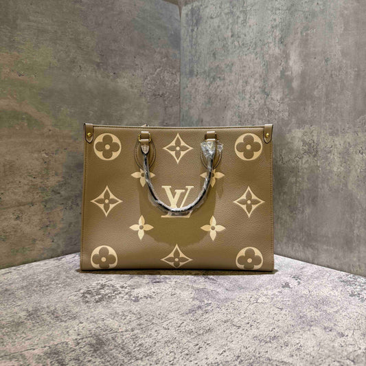 🛍️Preloved Louis Vuitton onthego full leather tote bag