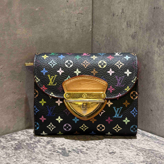 🛒Preloved Louis Vuitton multicolor wallet