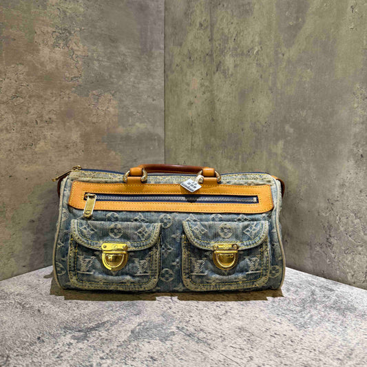 🛍️💥best price Preloved Louis Vuitton denim speedy